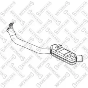 труба глушителя! задняяScania P/R-Series дв. DC9/11/12/16, DT12 82-03793-SX STELLOX