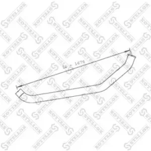 труба глушителя! выхлопная L=1676 3-изгMAN M2000L/M Euro1 82-03794-SX STELLOX