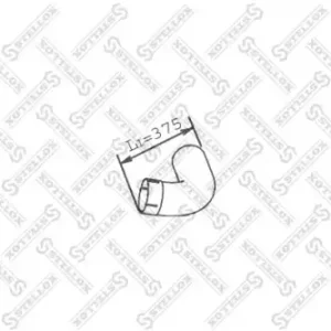 труба глушителя! 1-изг. d110 MAN TGA D2066/D2076/D2866/D2876/D2676 82-03797-SX STELLOX