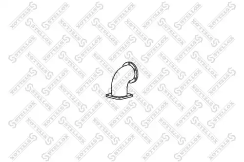 труба глушителя ! приемнаяMAN TGA 82-03799-SX STELLOX