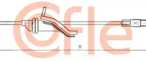 Трос ручного тормоза COFLE 92.10.5390