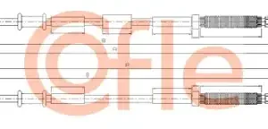 Трос ручного тормоза COFLE 11.5775