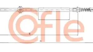 Трос ручного тормоза COFLE 92.12.3723