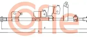 Трос ручного тормоза COFLE 92.17.1096