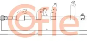 Трос ручного тормоза COFLE 92.17.1098