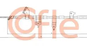 Трос ручного тормоза COFLE 92.17.1569