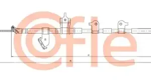 Трос ручного тормоза COFLE 92.17.1570