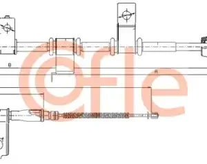 Трос ручного тормоза COFLE 92.17.2541