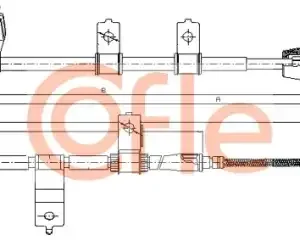Трос ручного тормоза COFLE 92.17.2566