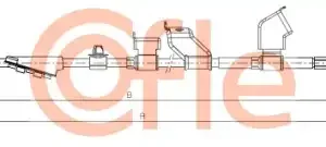Трос ручного тормоза COFLE 92.17.4116