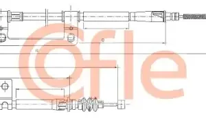 Трос ручного тормоза COFLE 92.17.6028