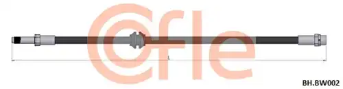 шланг тормозной передний! L=450 BMW E46 1.6-2.8/1.8-3.0D 98>