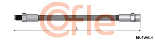 шланг тормозной задний! L=225 BMW E24/E36 1.8-5.0/2.5TD 75>