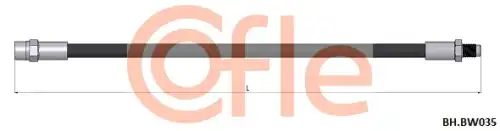 Шланг тормозной 92.BH.BW035 COFLE