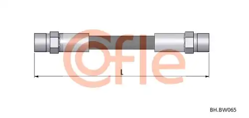 Шланг тормозной 92.BH.BW065 COFLE