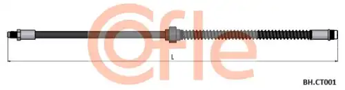 Тормозной шланг ! CITROEN, PEUGEOT XSARA 1.4 HDi 03>05, PARTNER 1.6 16V 01>08, PARTNER 1.6 HDi 90 92.BH.CT001 COFLE