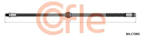 Шланг тормозной 92.BH.CT005 COFLE