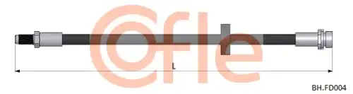 Шланг тормозной задн FORD Mondeo 00- 92.BH.FD004 COFLE
