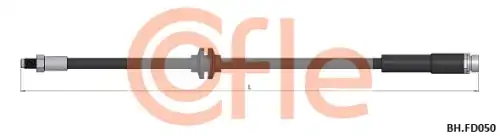 Шланг тормозной 92.BH.FD050 COFLE