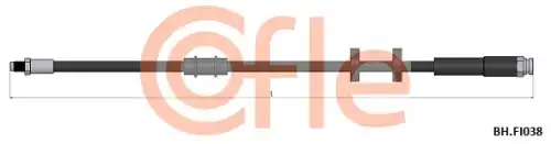 шланг тормозной передний нижний левый+правый! L495 Citroen Jumper 2.0i/2.0-2.8HDi 02-06