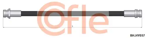 Шланг тормозной 92.BH.HY037 COFLE
