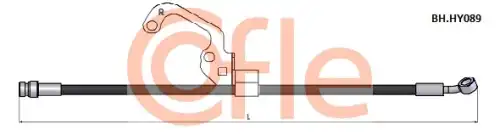 Шланг тормозной передн прав HYUNDAI Terracan 01- 92.BH.HY089 COFLE
