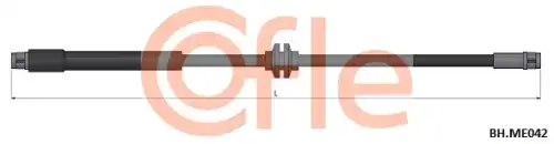 Шланг тормозной передн MB E (W211) 02- 92.BH.ME042 COFLE