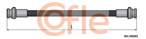 Шланг тормозной 92.BH.NI001 COFLE