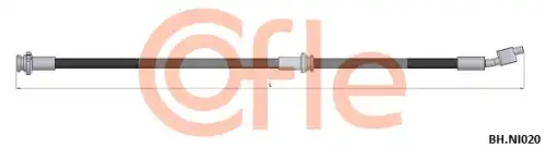 Шланг тормозной 92.BH.NI020 COFLE