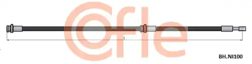 Шланг тормозной 92.BH.NI100 COFLE