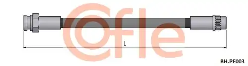 шланг тормозной задний! L=210 Peugeot 307 all 00>