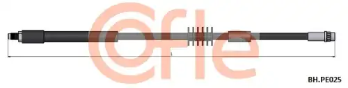 ШЛАНГ ТОРМОЗНОЙ ПЕРЕДН CITROEN С4 04- PEUGEOT 307 01- 92.BH.PE025 COFLE