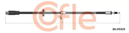 шланг тормозной передний! L=530mm Citroen C3 Picasso 1.4/1.6/1.6HDi 09>