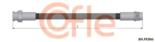 Шланг тормозной 92.BH.PE066 COFLE