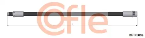 шланг тормозной задний! L=309 Renault Logan/Sandero, Lada Largus 1.4-1.6/1.5dCi 04>