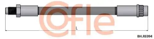 Шланг тормозной задн RENAULT Laguna 94- / R25 83- 92.BH.RE094 COFLE