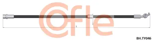 Шланг тормозной TOYOTA AVENSIS 98- 92.BH.TY046 COFLE