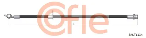 Шланг тормозной TOYOTA CAMRY/CARINA 92- 92.BH.TY114 COFLE