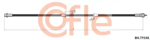 Шланг тормозной TOYOTA AVENSIS 08- 92.BH.TY141 COFLE