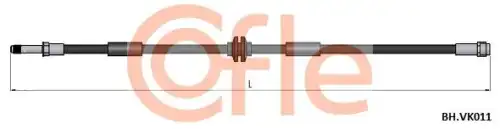 шланг тормозной передний левый+правый! L558 VW Multivan 5 2.0TSi/3.2i/2.5TDi 03-15