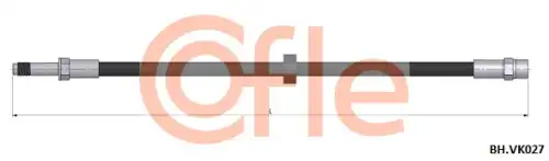 шланг тормозной передний! L=370 Volvo S60/S80/V70 all 98>