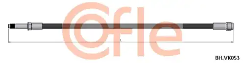 шланг тормозной задний! L=438 MB Sprinter 901/902/903/904, VW LT II 28/38/46 95>