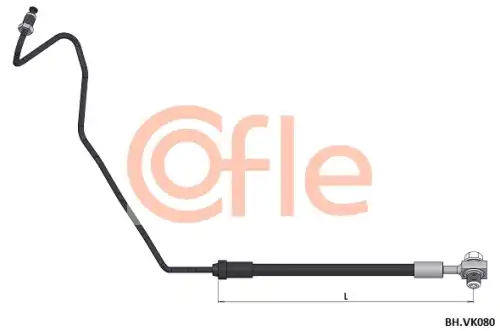 Шланг тормозной VAG POLO/CORDOBA 93- 92.BH.VK080 COFLE
