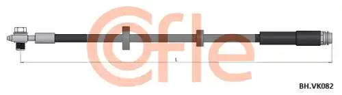 Шланг тормозной VAG A2 00- 92.BH.VK082 COFLE