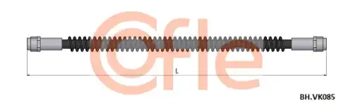 Шланг тормозной 92.BH.VK084 COFLE