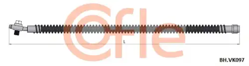 шланг тормозной задний! L=430 VW Toureg 02>