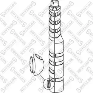 резонатор глушителя вертикальный! среднийVOLVO FH/FM 82-03076-SX STELLOX