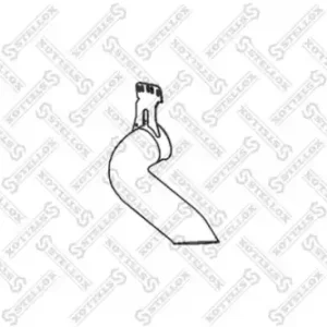 труба глушителя! задняяScania P/R-Series дв. DC9/11/13/16, DC-DT12 82-03743-SX STELLOX