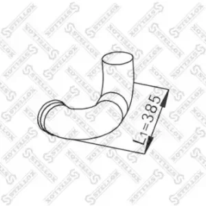 труба глушителя! задняя вертикальнаяScania P/R-Series CP12, CP/CR16/19, CT14/19 82-03746-SX STELLOX