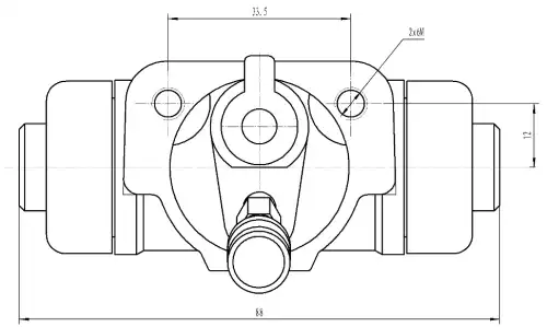 Тормозной цилиндр TRIALLI CF 0303
